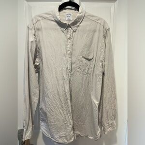 Brooks Brothers Light Grey Button-Down Shirt